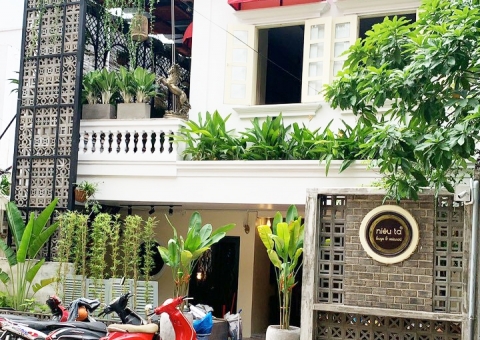 Gạch bông và gạch bông gió Secoin tại Nhà hàng Niêu Ta